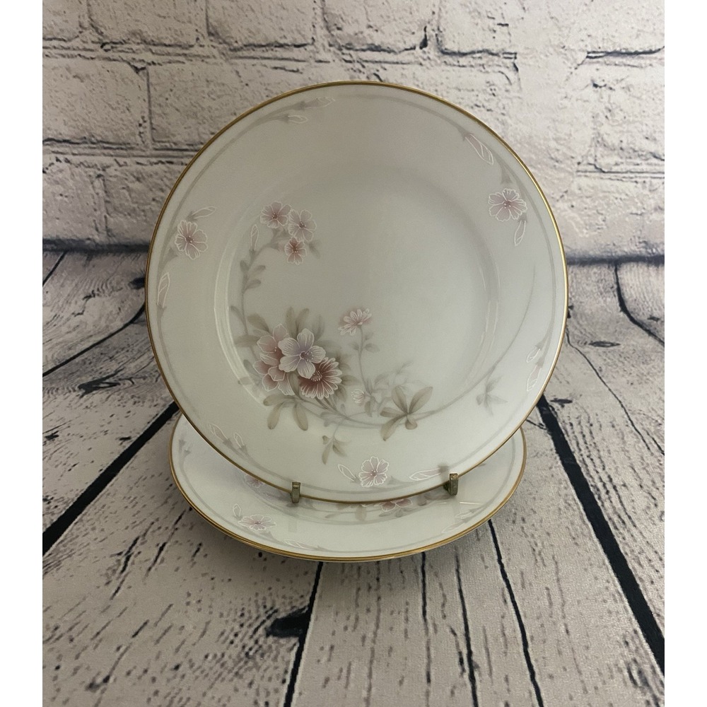 Vintage Legendary By Noritake Shrewsbury 3490 Bread Plates Set of 2 Floral 6" - Picture 1 of 6